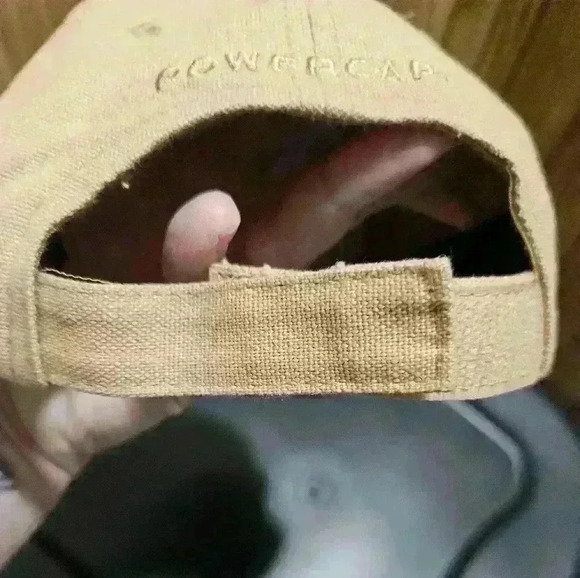 Powercap khaki distressed lighted ball cap - Picture 7 of 11